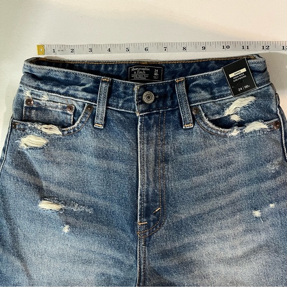 NWT Abercrombie & Fitch Annie High-Rise Girlfriend - Picture 3 of 10